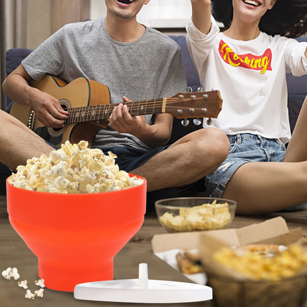 Microwave Popcorn Bowl Silicone Maker