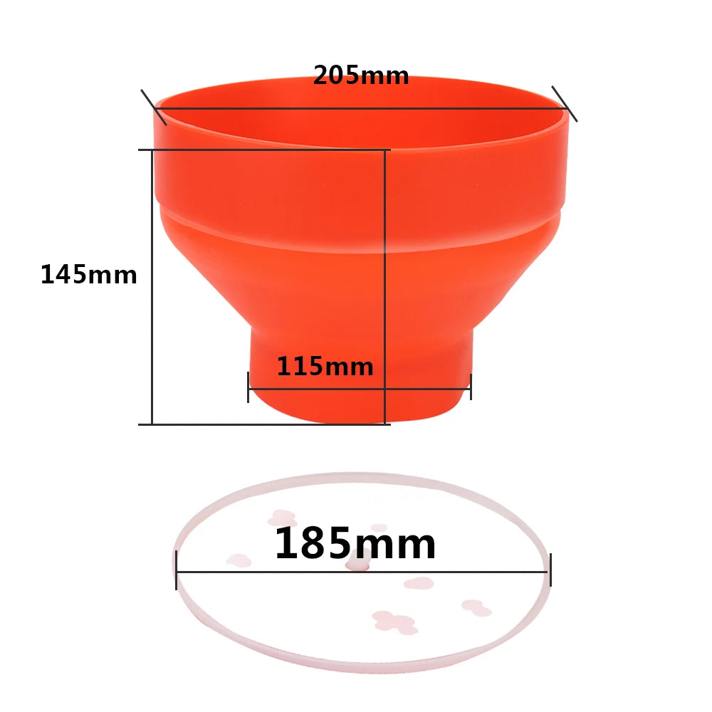 Microwave Popcorn Bowl Silicone Maker
