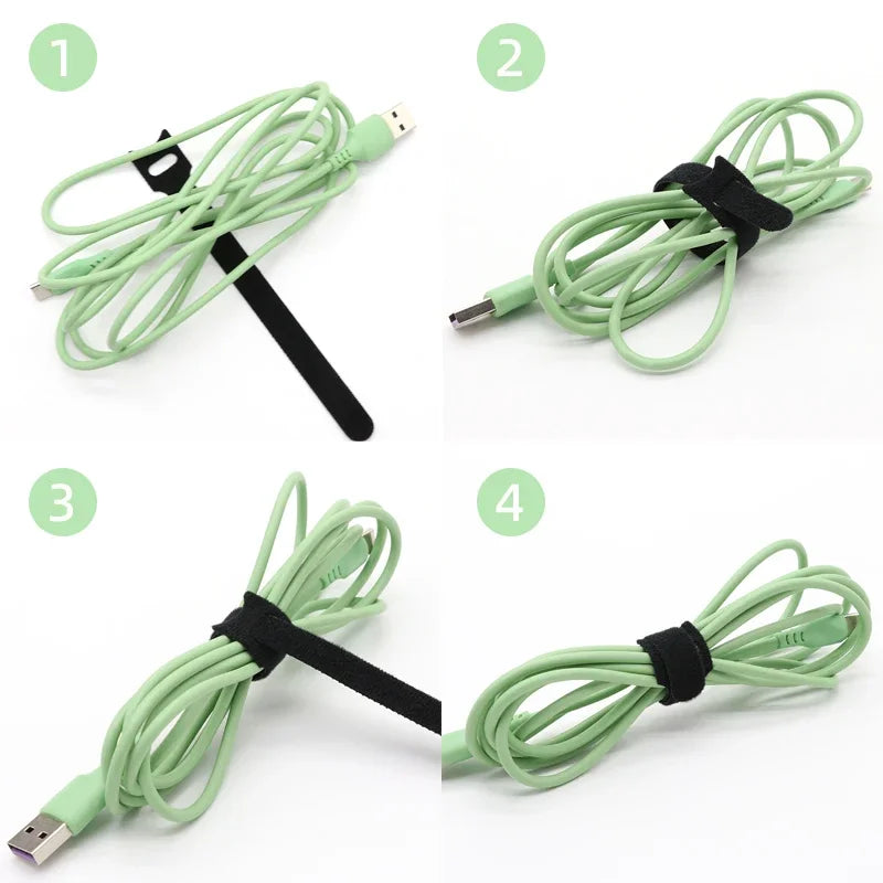 Releasable Cable Ties Wire Organizer