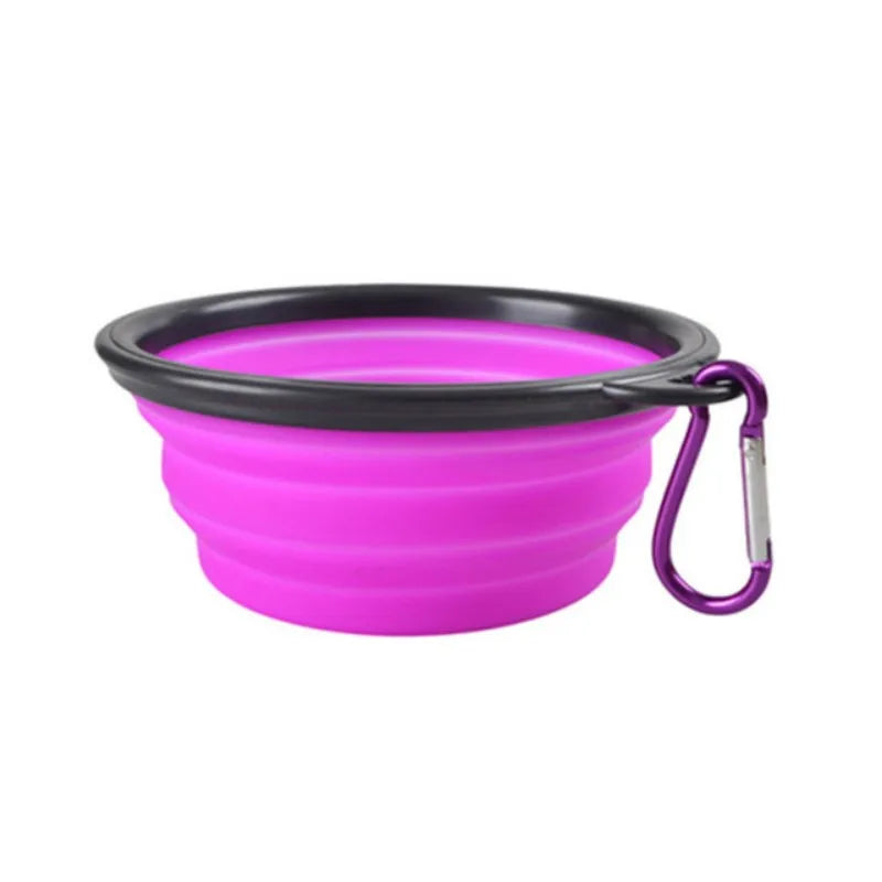Portable Silicone Pet Food Bowl