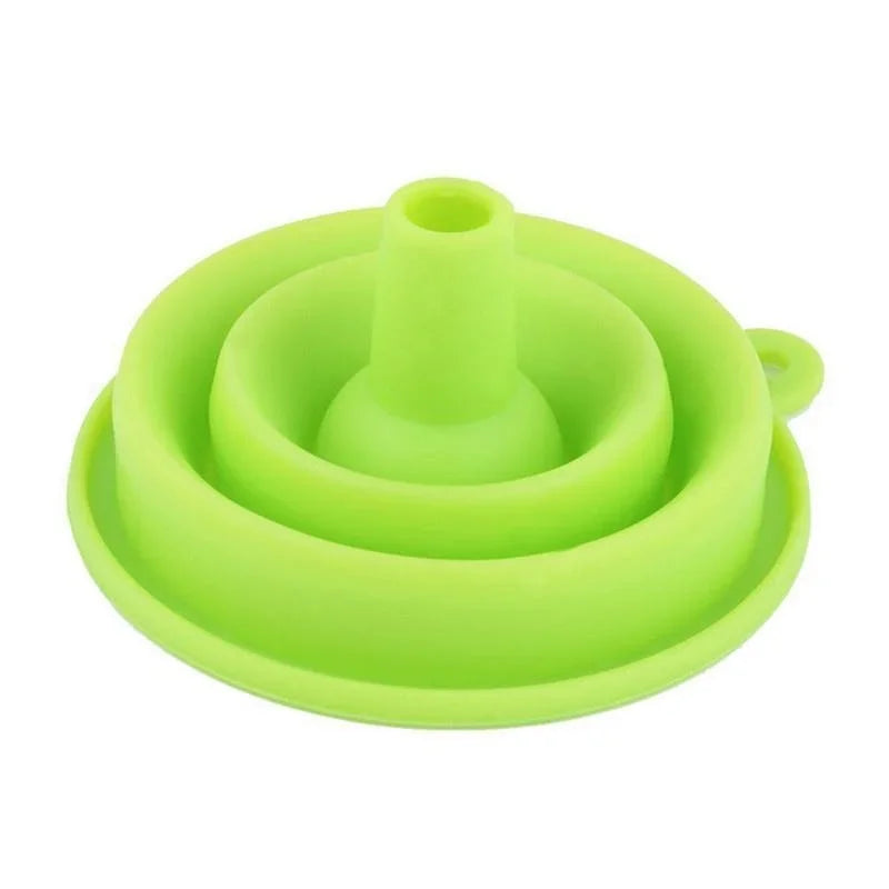 Mini Silicone Gel Foldable Collapsible Funnel