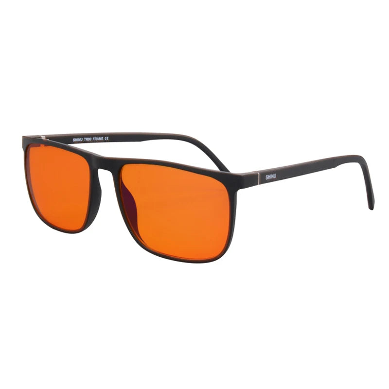 Red Lens Rectangle Frame