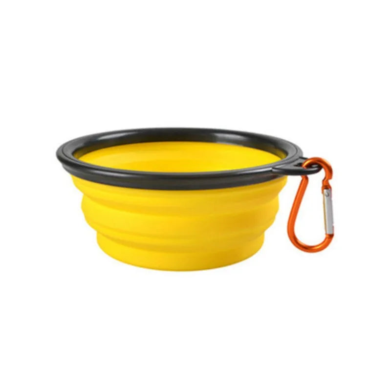 Portable Silicone Pet Food Bowl