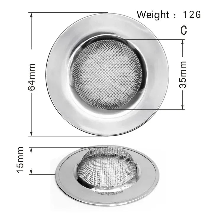 Kitchen Sink Stainless Steel Mesh Strainer