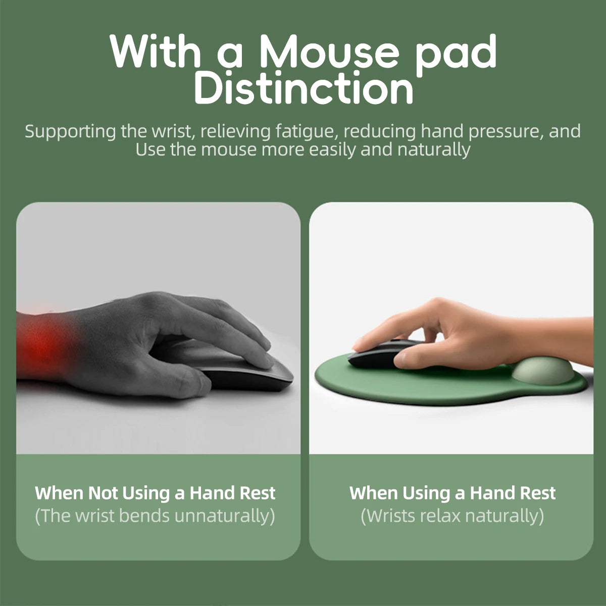 Mouse Pad with Wrist Support