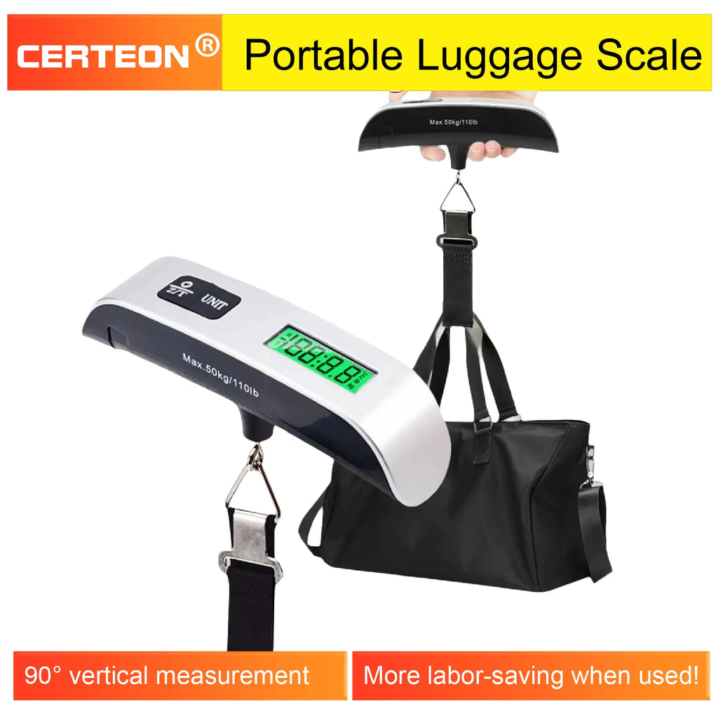 Battery Powered Travel Baggage Weighing Tool
