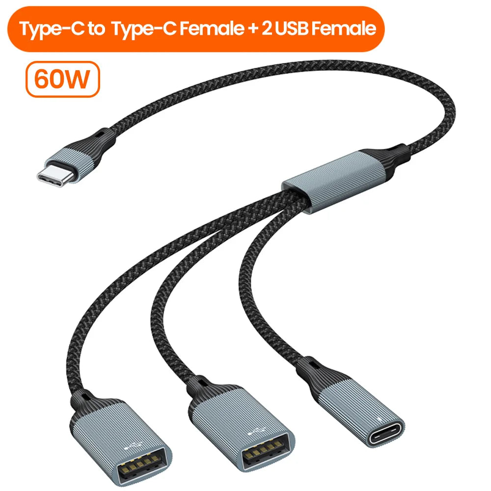 Multi-Port Adapter Cable USB-C