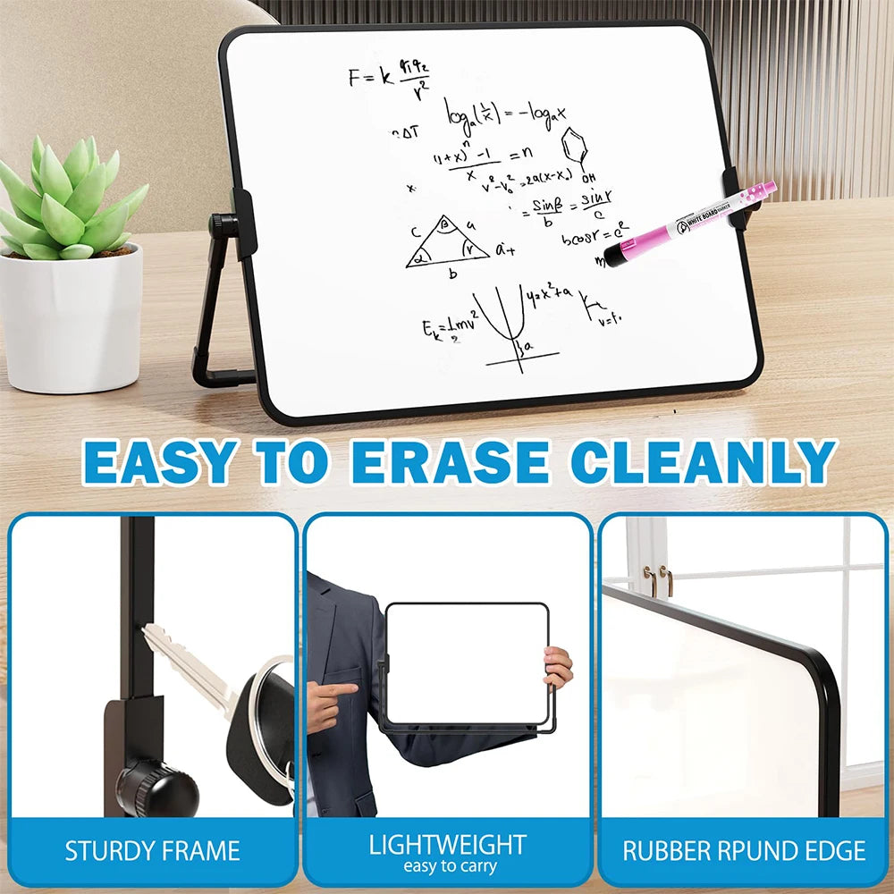 Dry Erase White Board with Stand