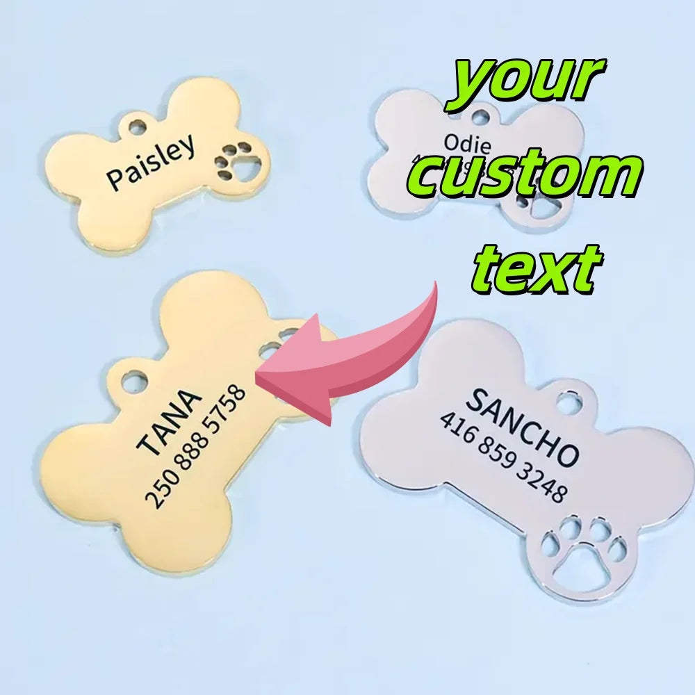 Customized Personalized Pet ID Tag Keychain