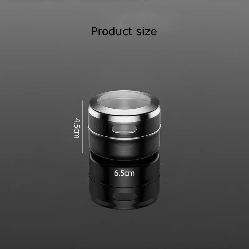 Stainless Steel Magnetic Spice Jars