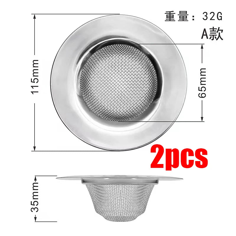 Kitchen Sink Stainless Steel Mesh Strainer