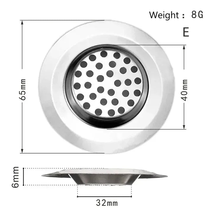 Kitchen Sink Stainless Steel Mesh Strainer