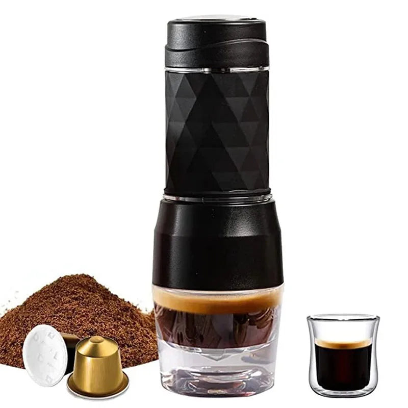 3-in-1 Portable Manual Espresso Coffee Maker