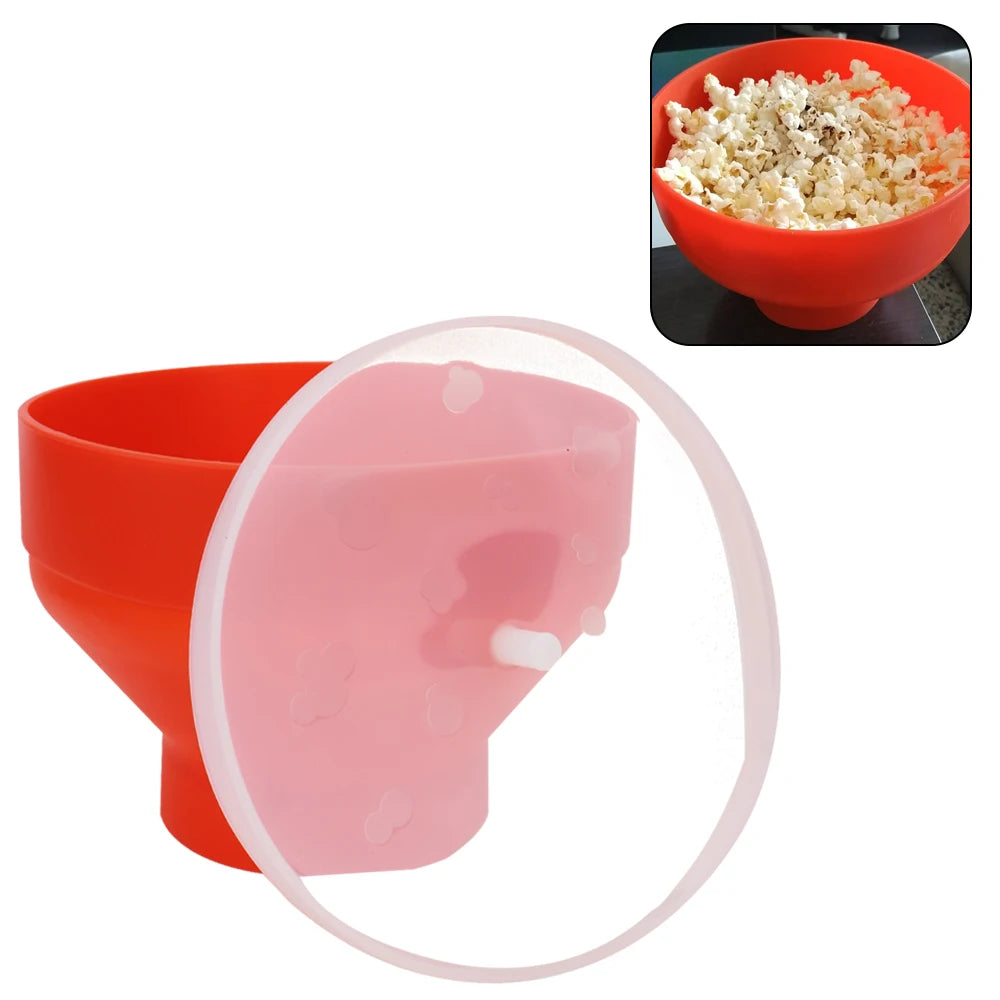 Microwave Popcorn Bowl Silicone Maker
