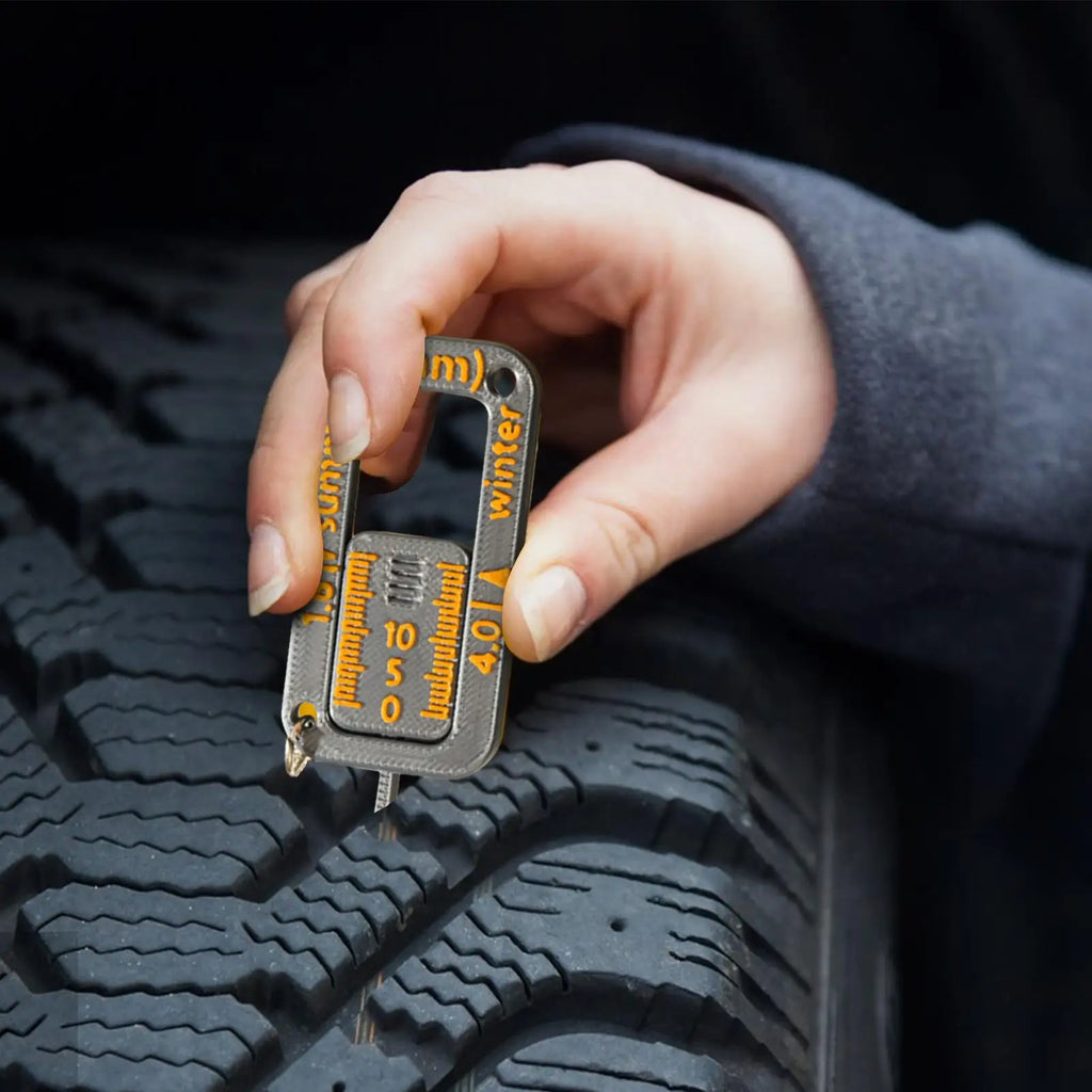 Tire Tread Depth Gauge Keychain