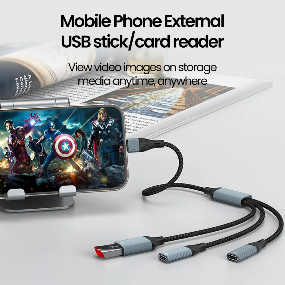 Multi-Port Adapter Cable USB-C