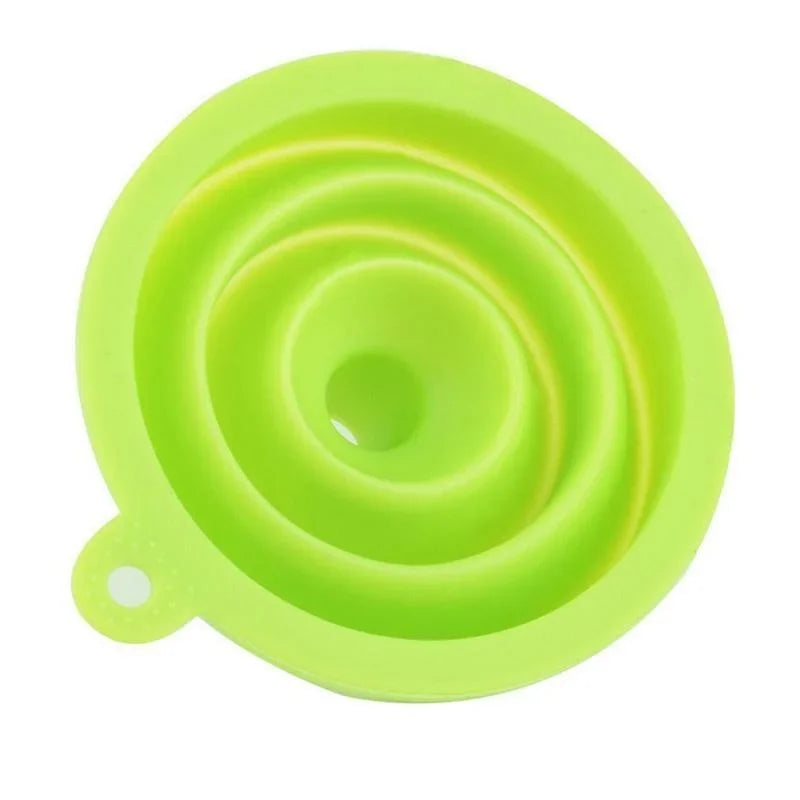 Mini Silicone Gel Foldable Collapsible Funnel
