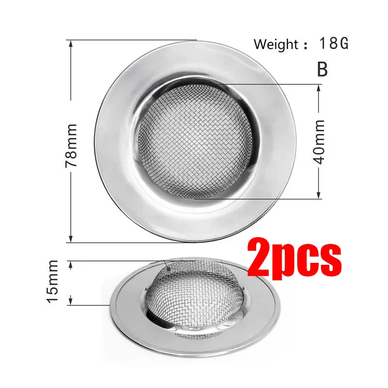 Kitchen Sink Stainless Steel Mesh Strainer