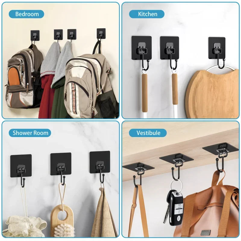 Heavy Duty Waterproof Adhesive Wall Hooks