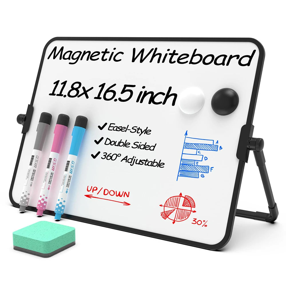 Dry Erase White Board with Stand