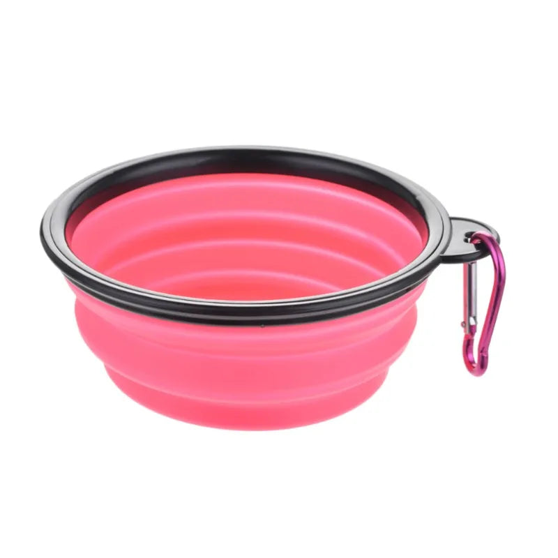 Portable Silicone Pet Food Bowl