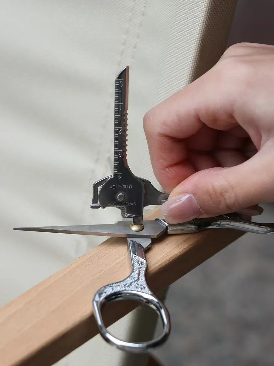 Multi-Function Folding Tool Keychain